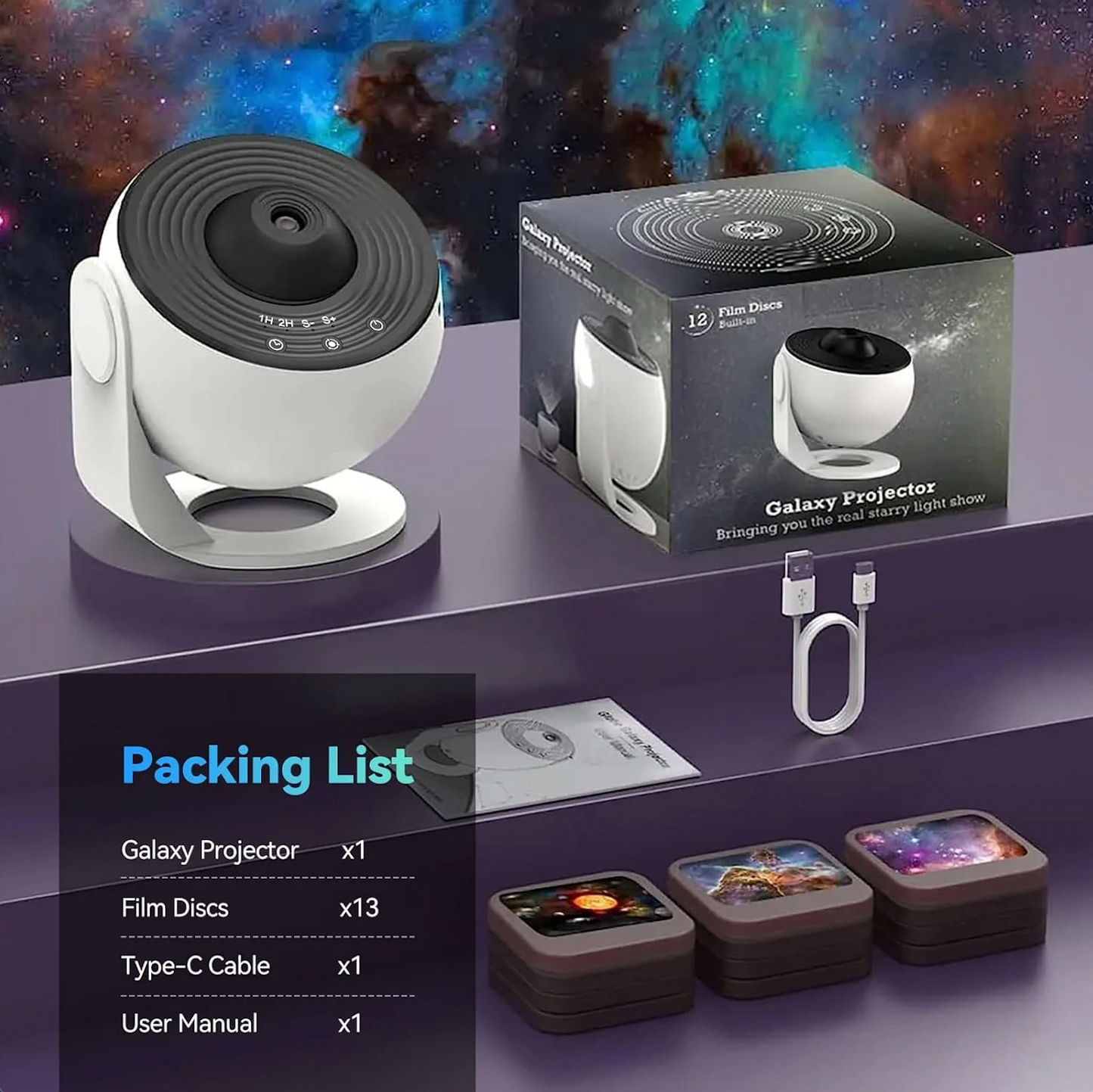 Zolivio Csillagos ég projektor